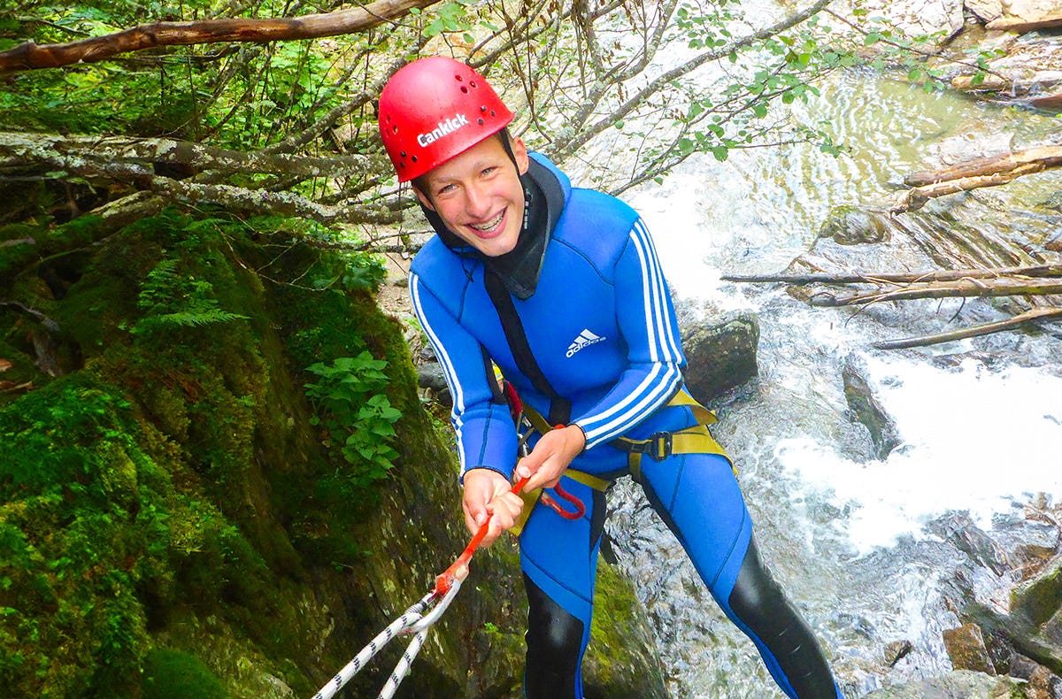 Canyoning in Sautens abenteuerliches Geschenk