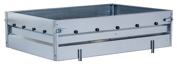 Remorque Trigano NFB 2530 + bâche + réhausse, 2 essieux x 250 kg