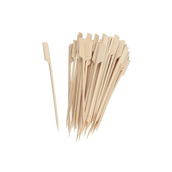 Lot de 50 piques à brochettes 15 cm en bambou FSC Basic Fackelmann