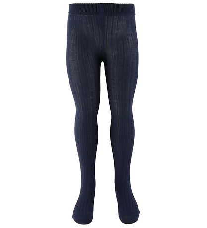 Minymo trømpebukser - 2-pak - Solid Rib - Navybl?/Bl?meleret