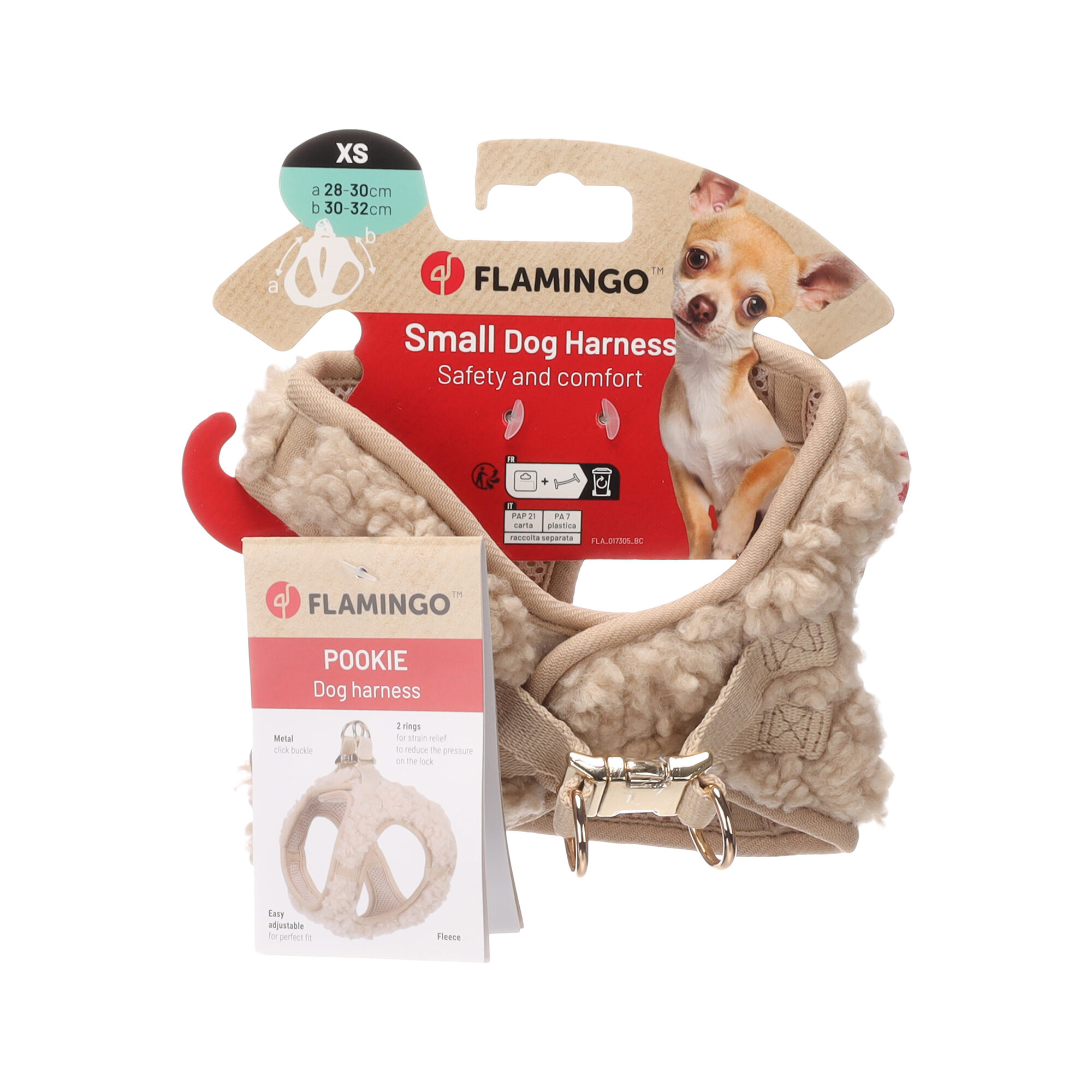 Flamingo Harnas Step&Go Pookie