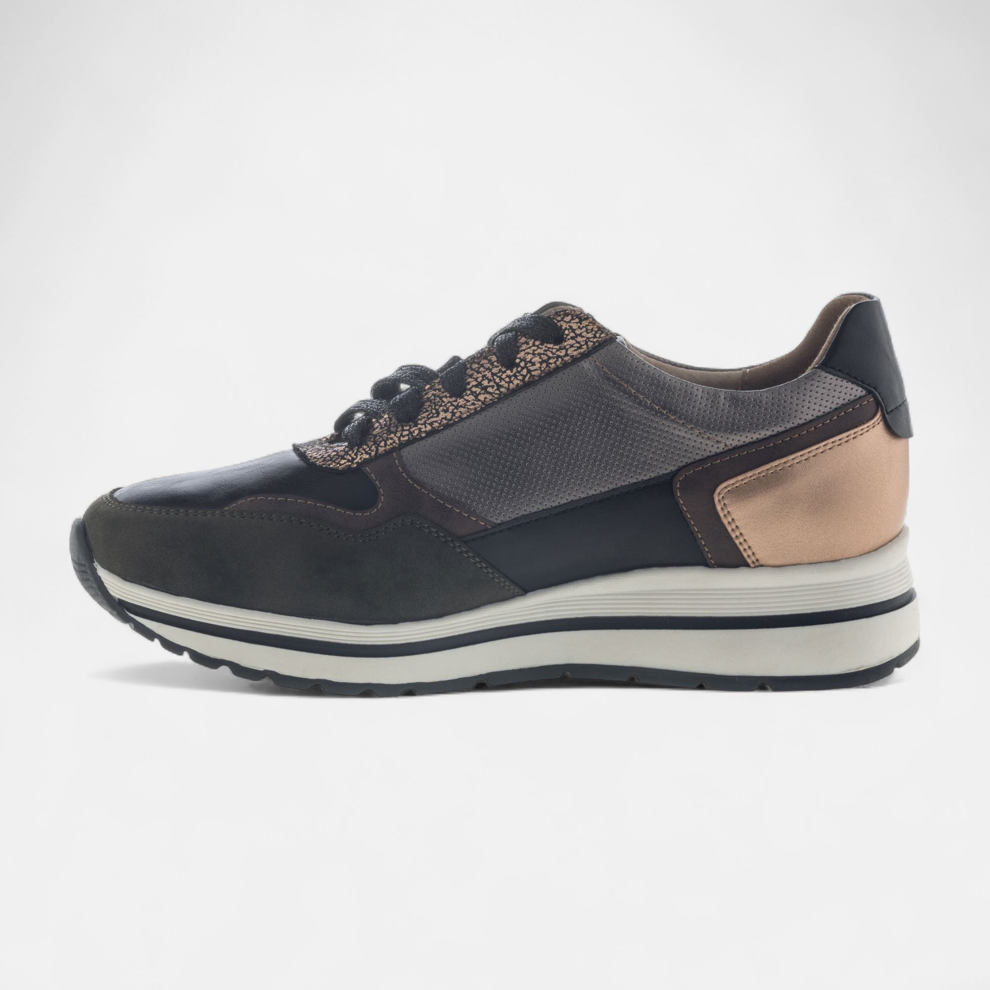 Baskets basses Femme kaki