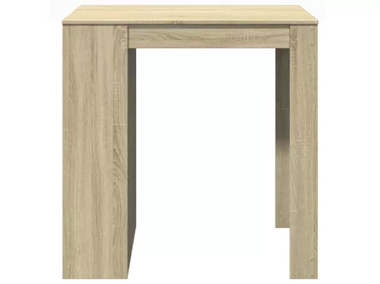 Table de bar chêne sonoma 102x70x103,5 cm bois d'ingénierie