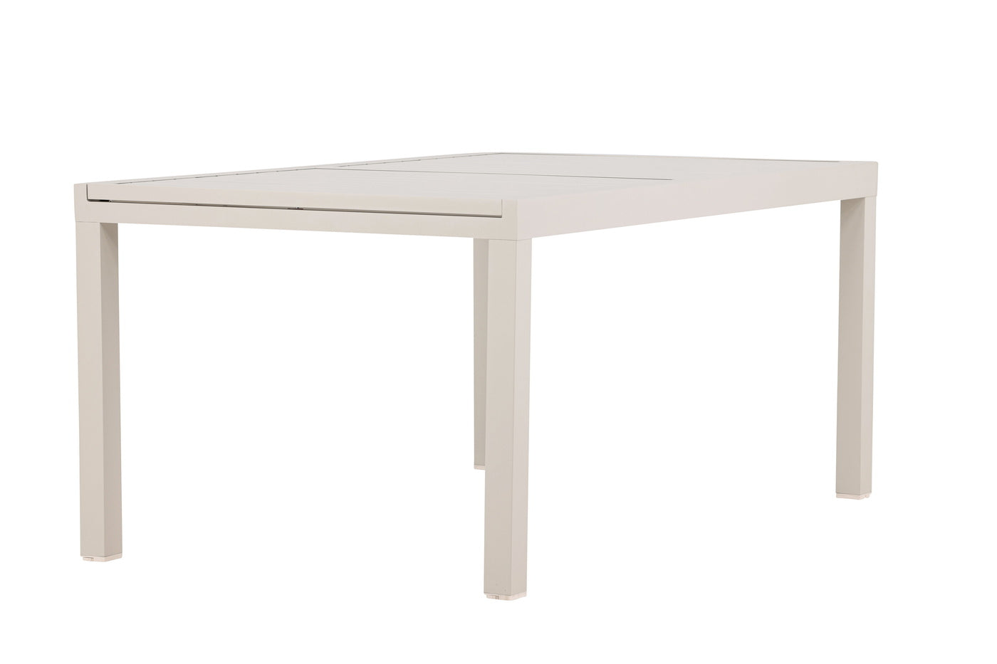 FjÃ´rd - Tuintafel Rechthoek  Beige Aluminium Uitschuifbaar