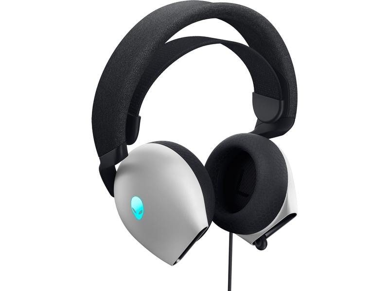 Dell Headset Alienware AW520H-W-DEAM Schwarz/Weiss Komfortables Gaming-Headset für PC und Spielkonsolen