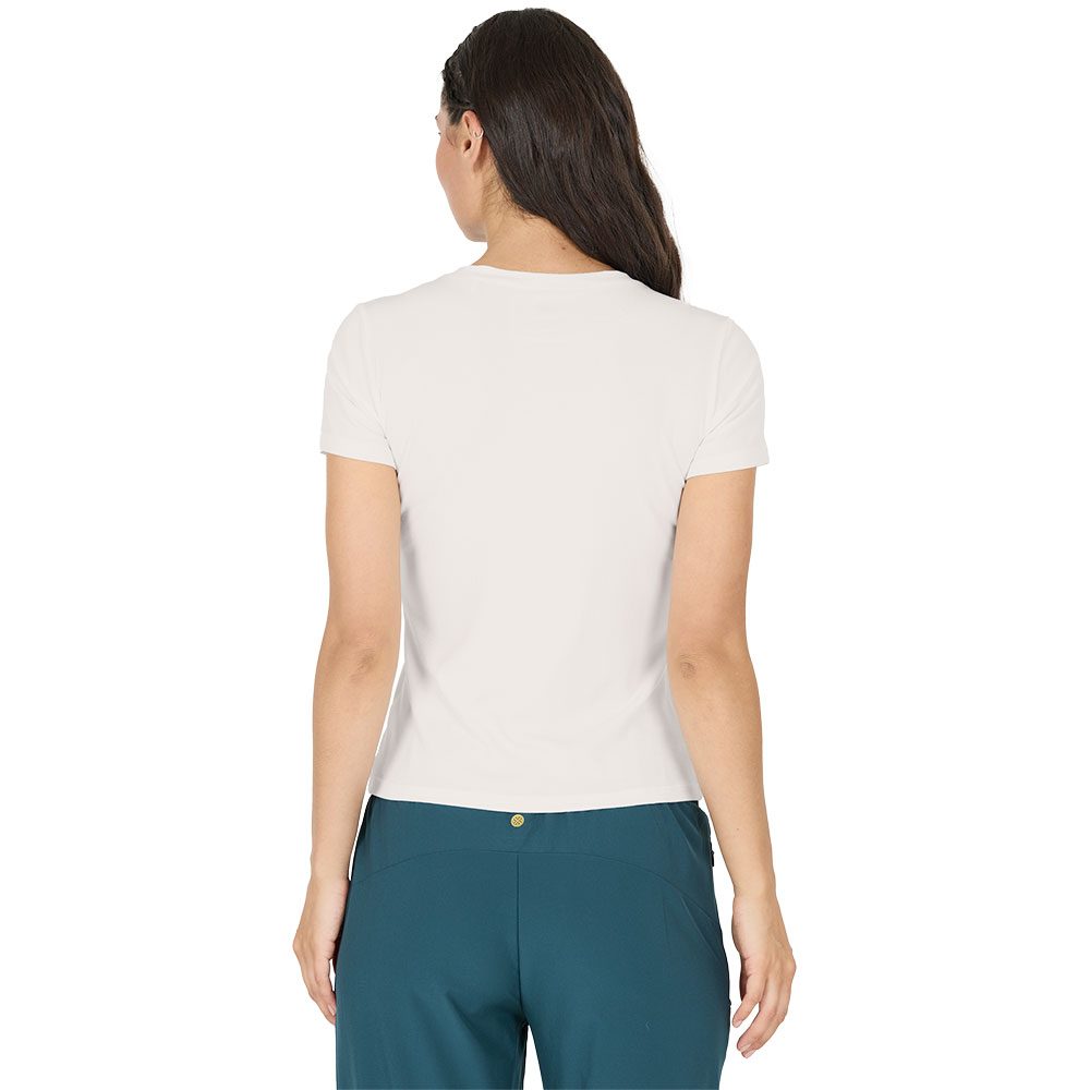 Athlecia Tinashe W Rib S/S T-Shirt Damen white