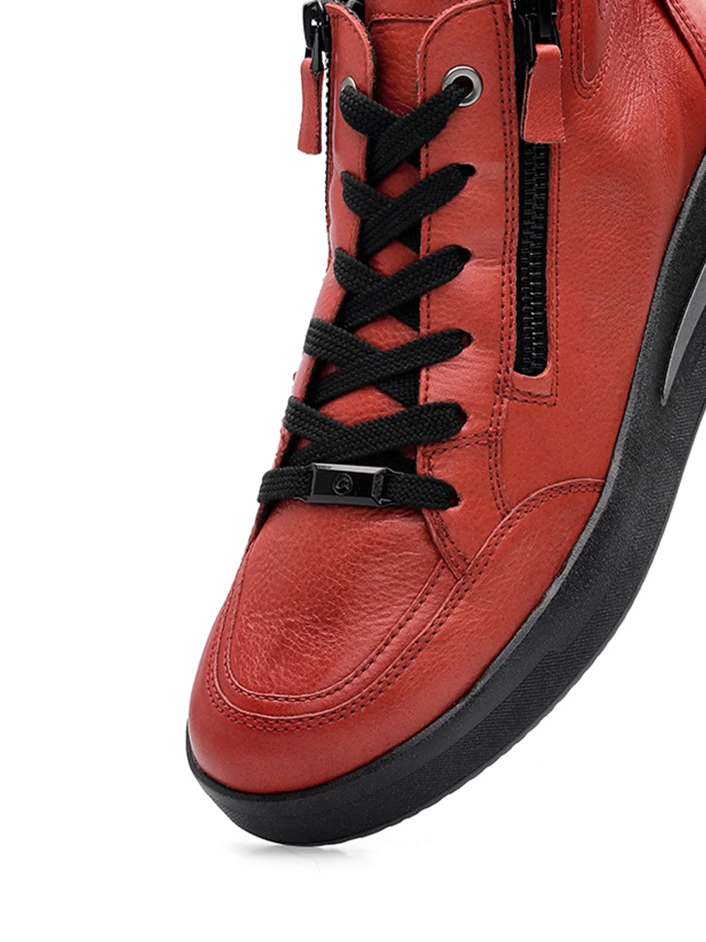 Schnürstiefelette Lazio chilli