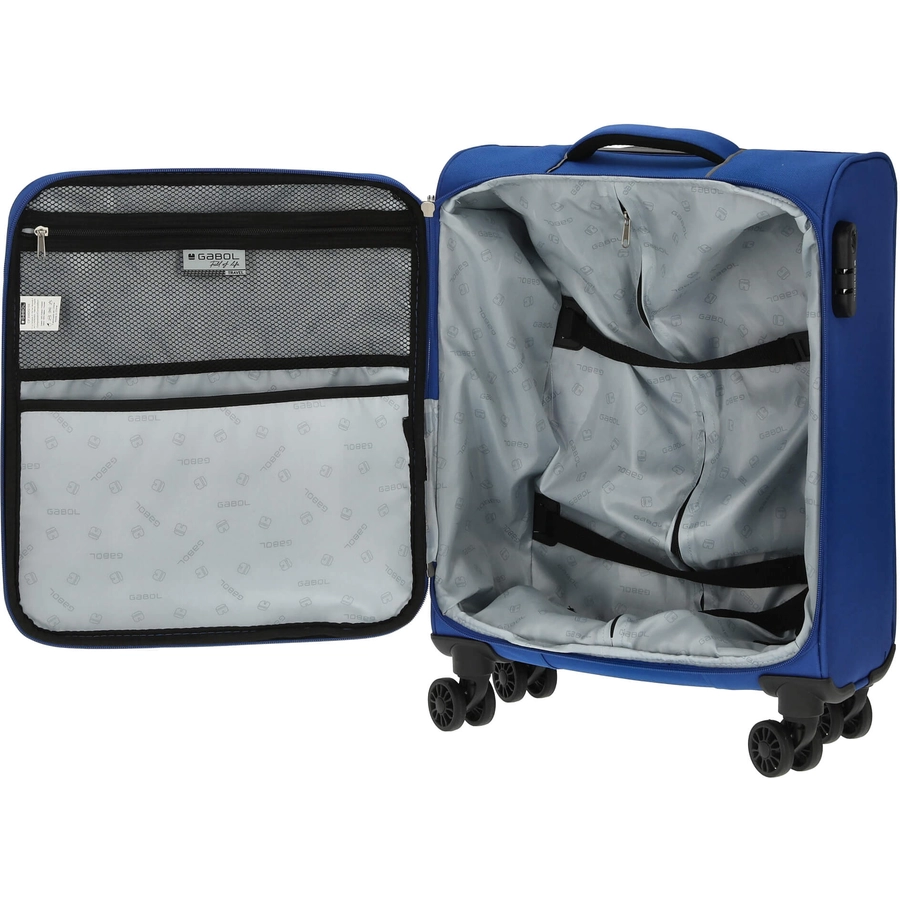 Gabol Lisboa - 4-Rollen-Kabinentrolley 55 cm blue