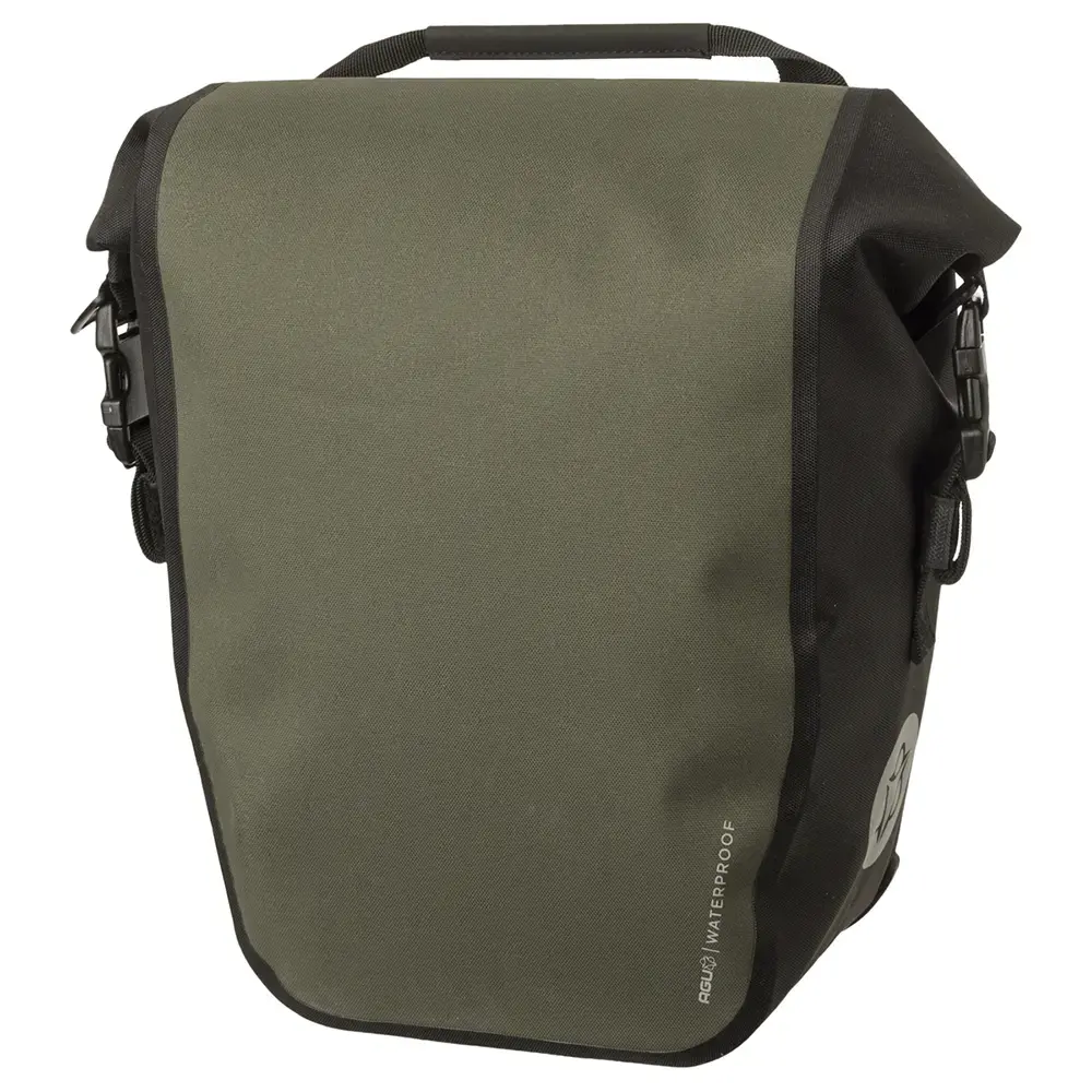 AGU Clean Single Shelter Click'nGo Medium 17L Fietstas Legergroen