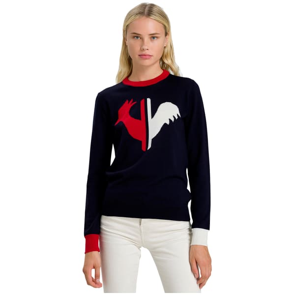Pull ROSSIGNOL W ALYA ROUND NECK DARK NAVY