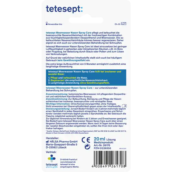Meerwasser Nasen Spray Care