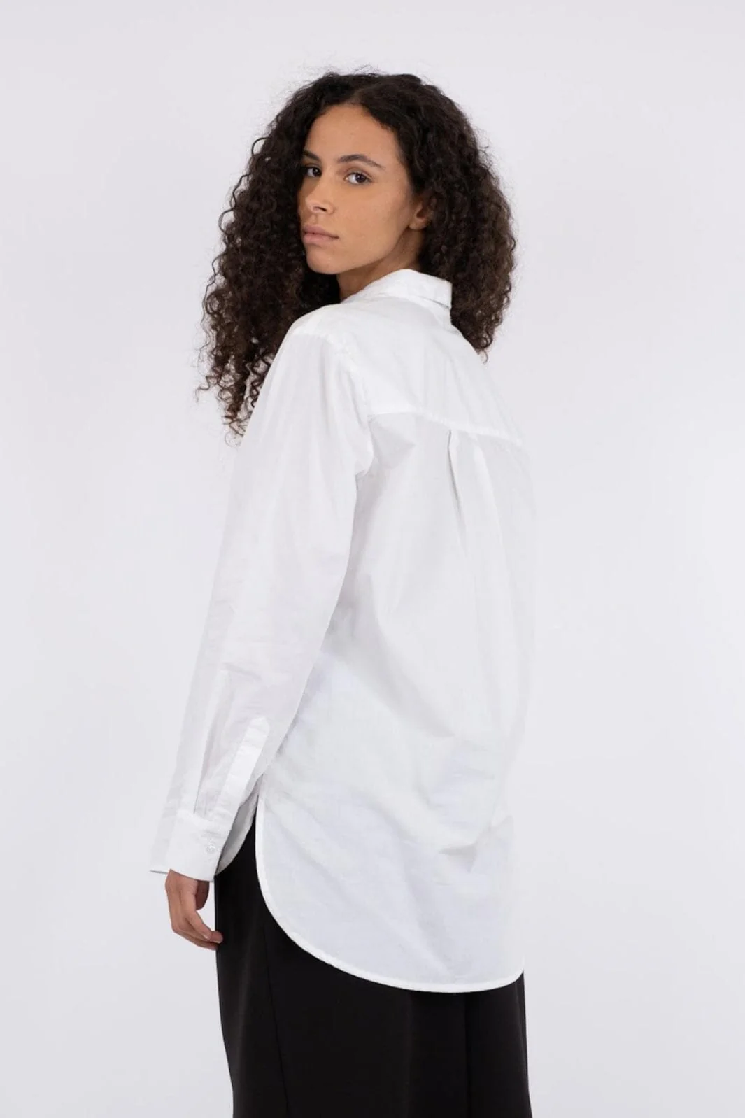 Neo Noir Margit C Poplin Shirt white