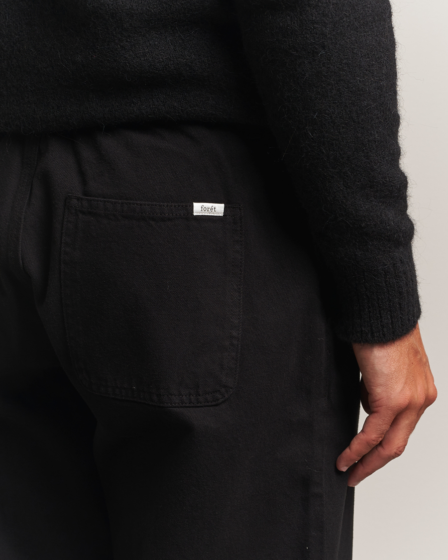 Forét Clay Twill Pants Black