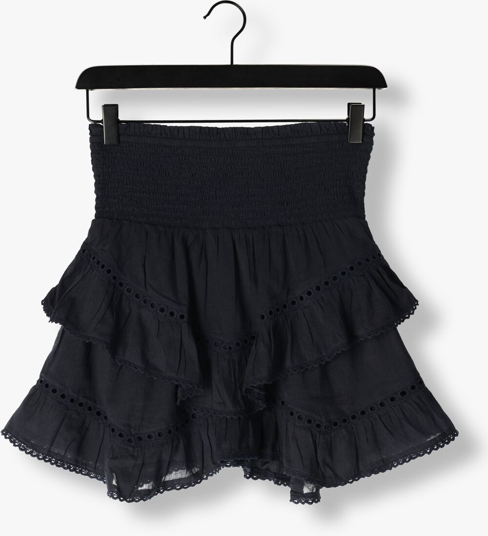 NEO NOIR donkerblauwe neo noir minirok ricki s voile skirt