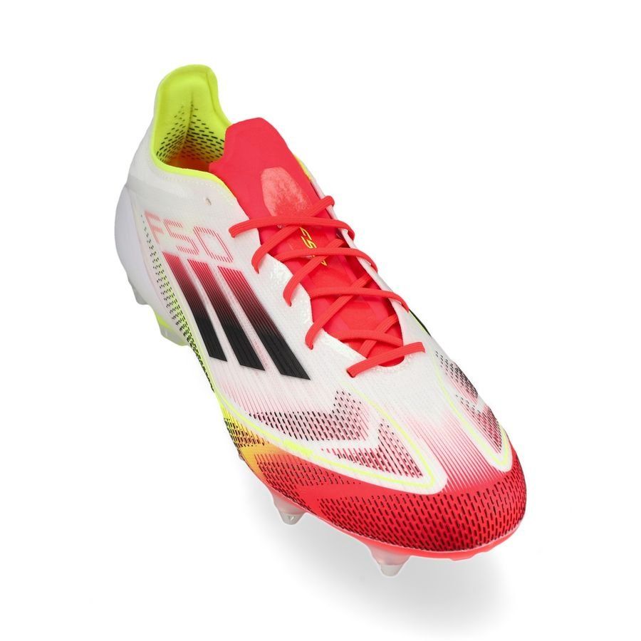 adidas F50 Elite SG Pure Victory - Blanc/Noir/Jaune