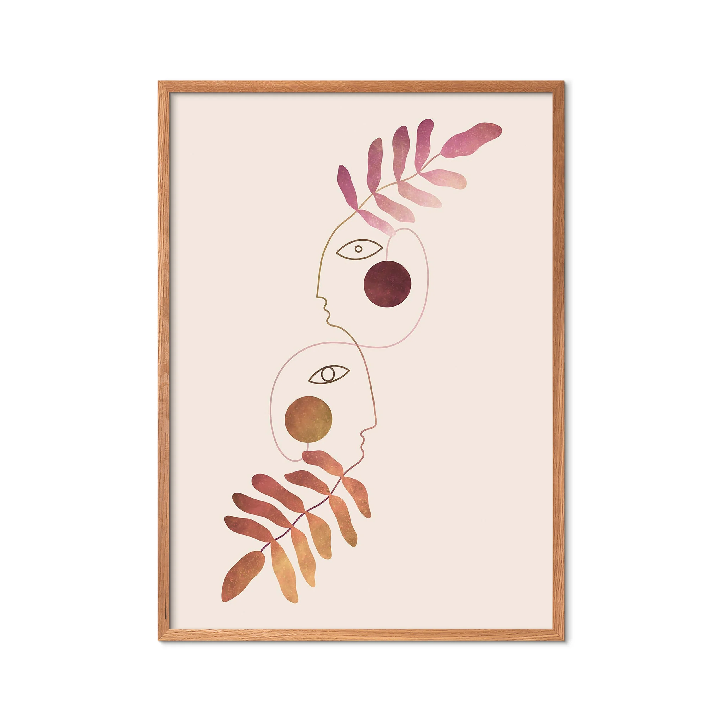 Poster & Frame  Shatha Al Dafai plakat, to grow together - 30x40 cm.