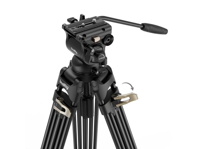 Smallrig Stativ AD-01S Heavy-Duty Fluid Head Stativ-Kit