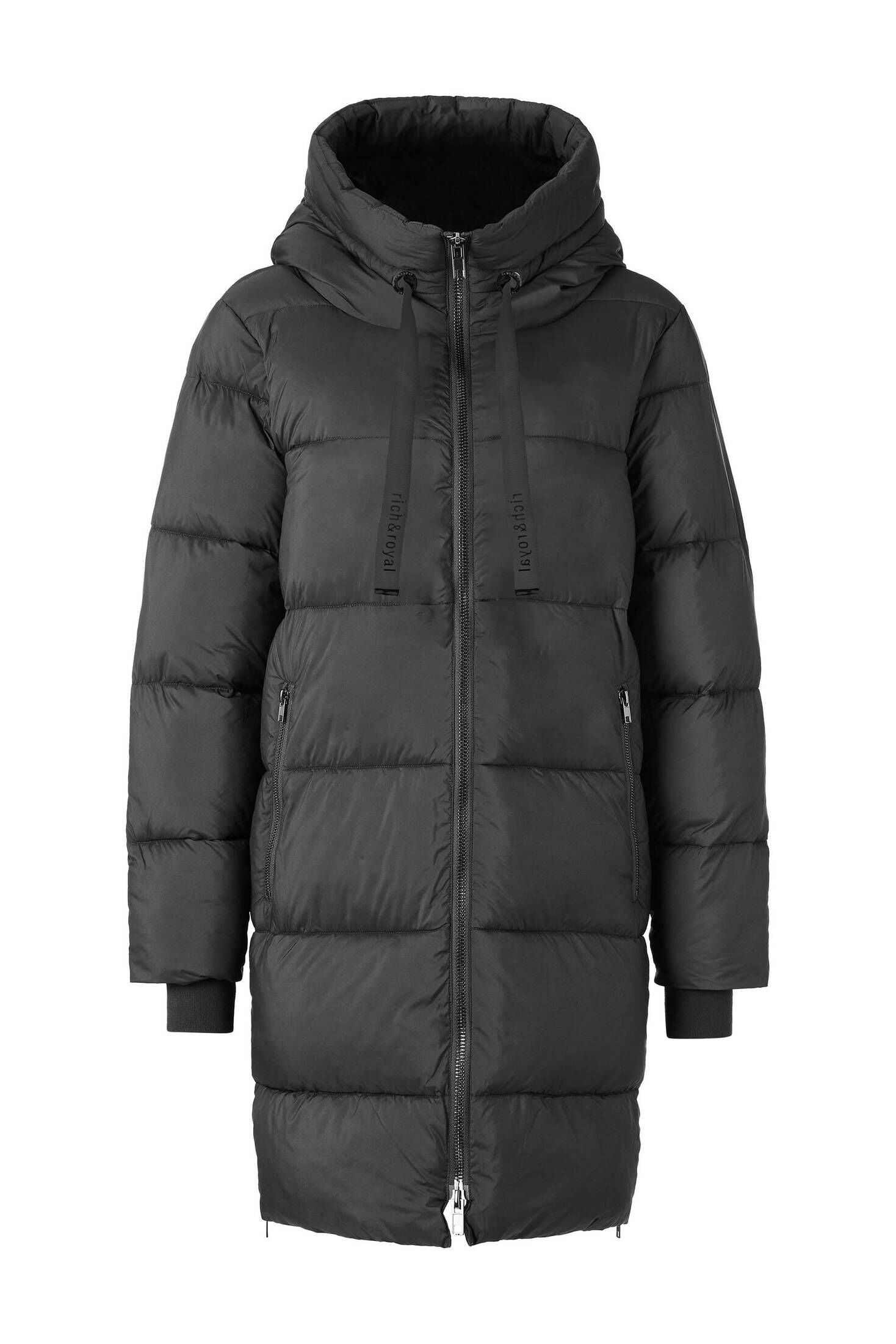 Rich & Royal| Damen Steppmantel mit Kapuze