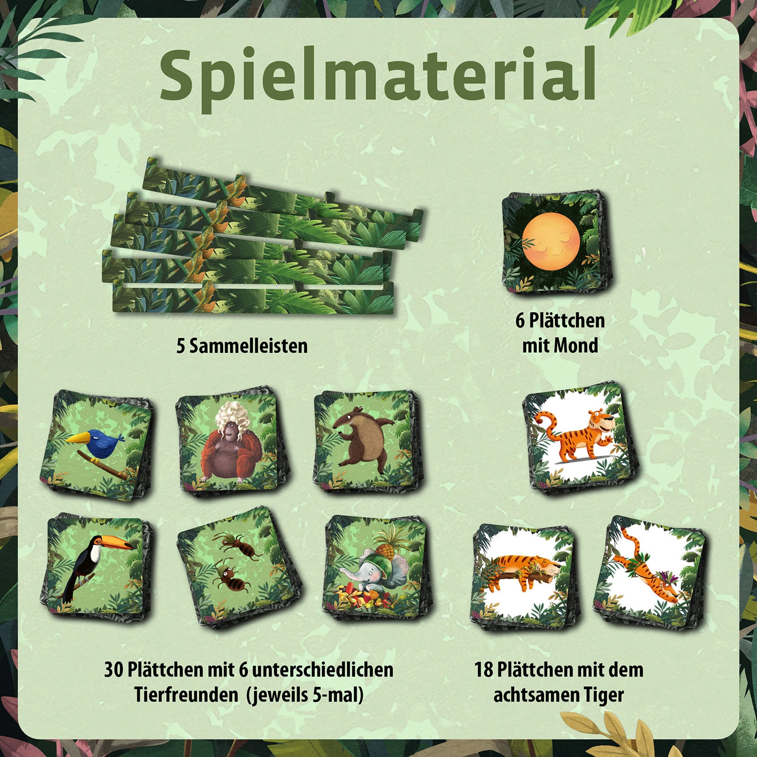 Merkspiel DER ACHTSAME TIGER