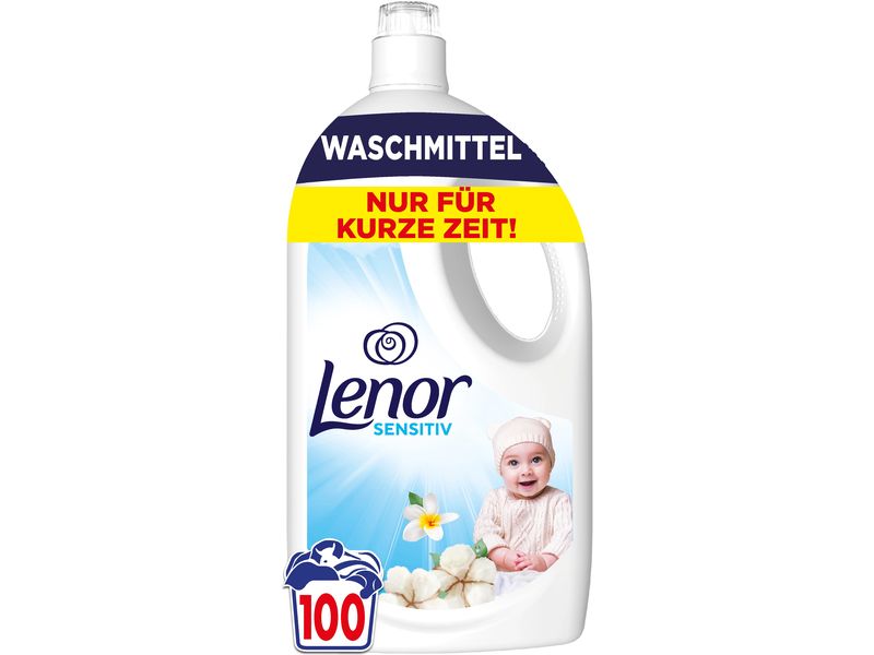 Lenor Flüssigwaschmittel Sensitiv 4.5 l Sensitiv-Waschmittel für langanhaltende Frische