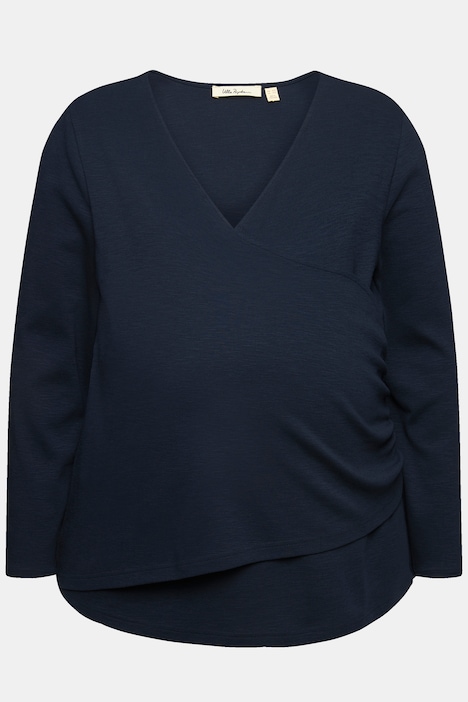 Bellieva-T-Shirt, Maternity Shape, Still-Funktion, Langarm, Biobaumwolle, GOTS