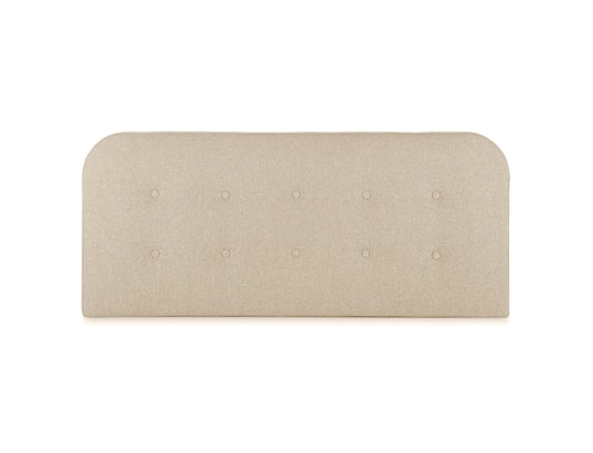 MARCKONFORT - Tête de lit tapissée saona 140x60 cm couleur beige, 8 cm d'...