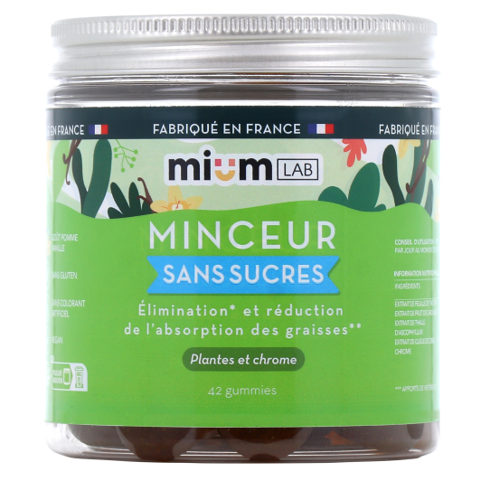 Mium Lab gummies minceur - Brûleur de graisses - Perte de poids