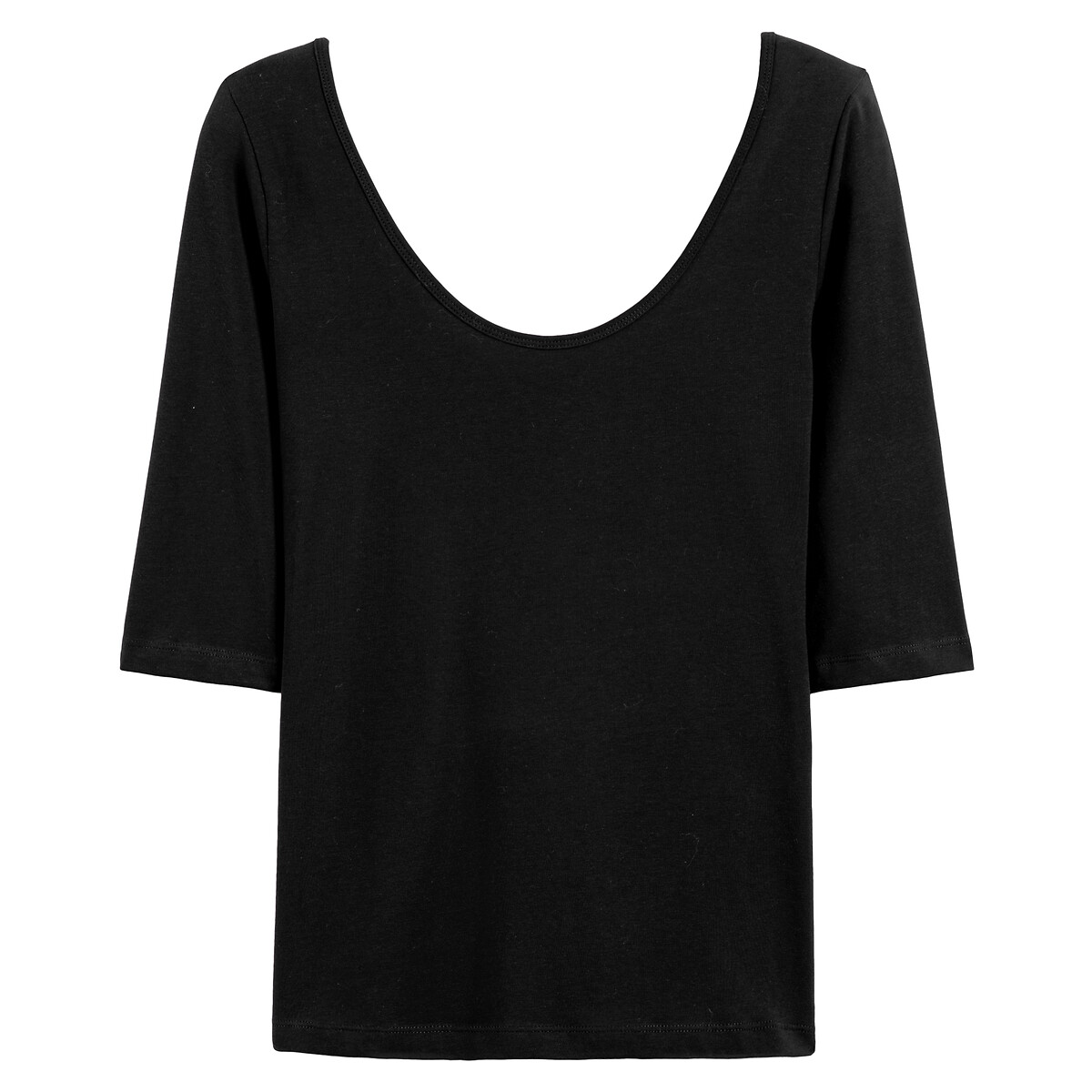 COLEÇÕES LA REDOUTE<br>T-shirt com gola larga