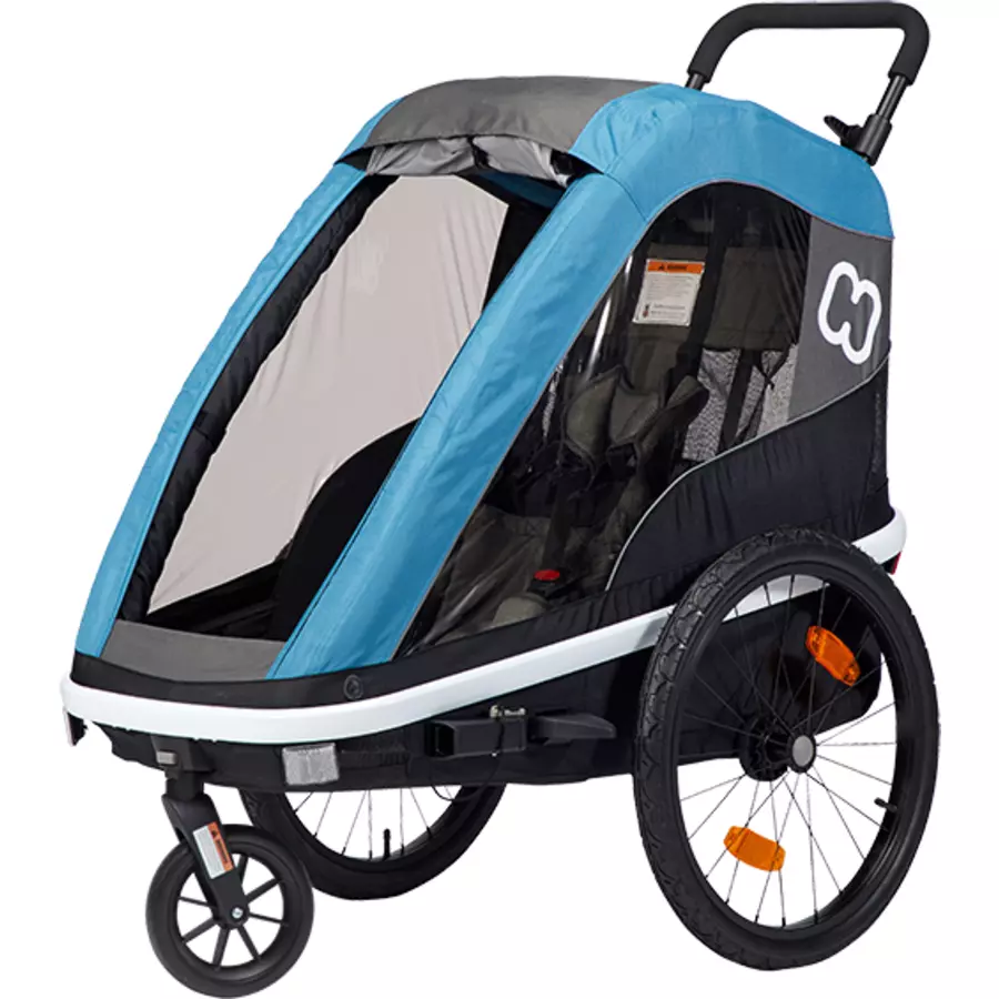 hamax Kinderfahrradanhänger Avenida ONE Petrol Blue
