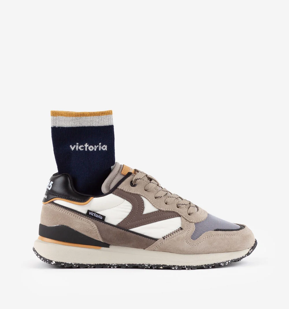 CHAUSSETTES COTON UNISEXMARINO-KAKI