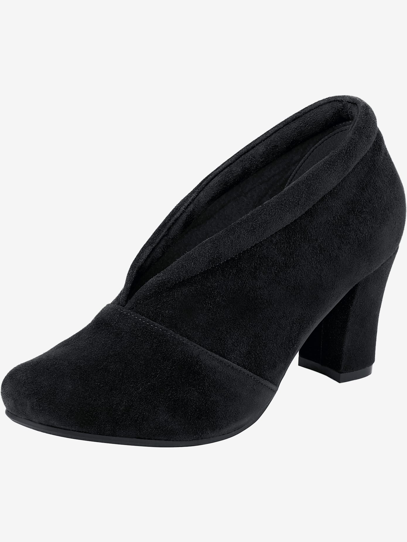 Escarpins cuir velours chèvre doux