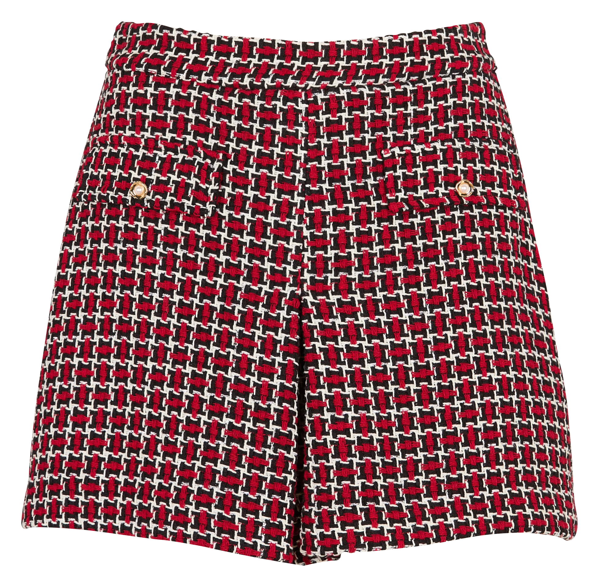 Short en tweed | Rouge