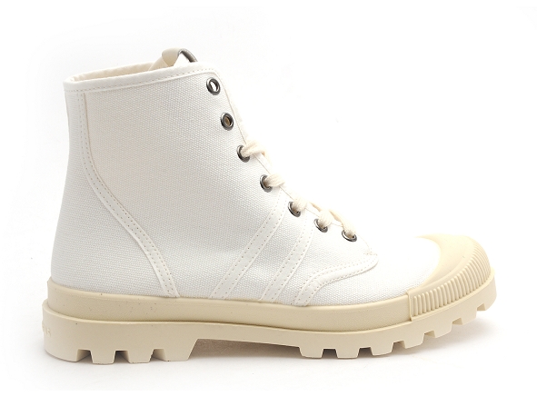 Pataugas boots bottine plates femme authentic original blanc