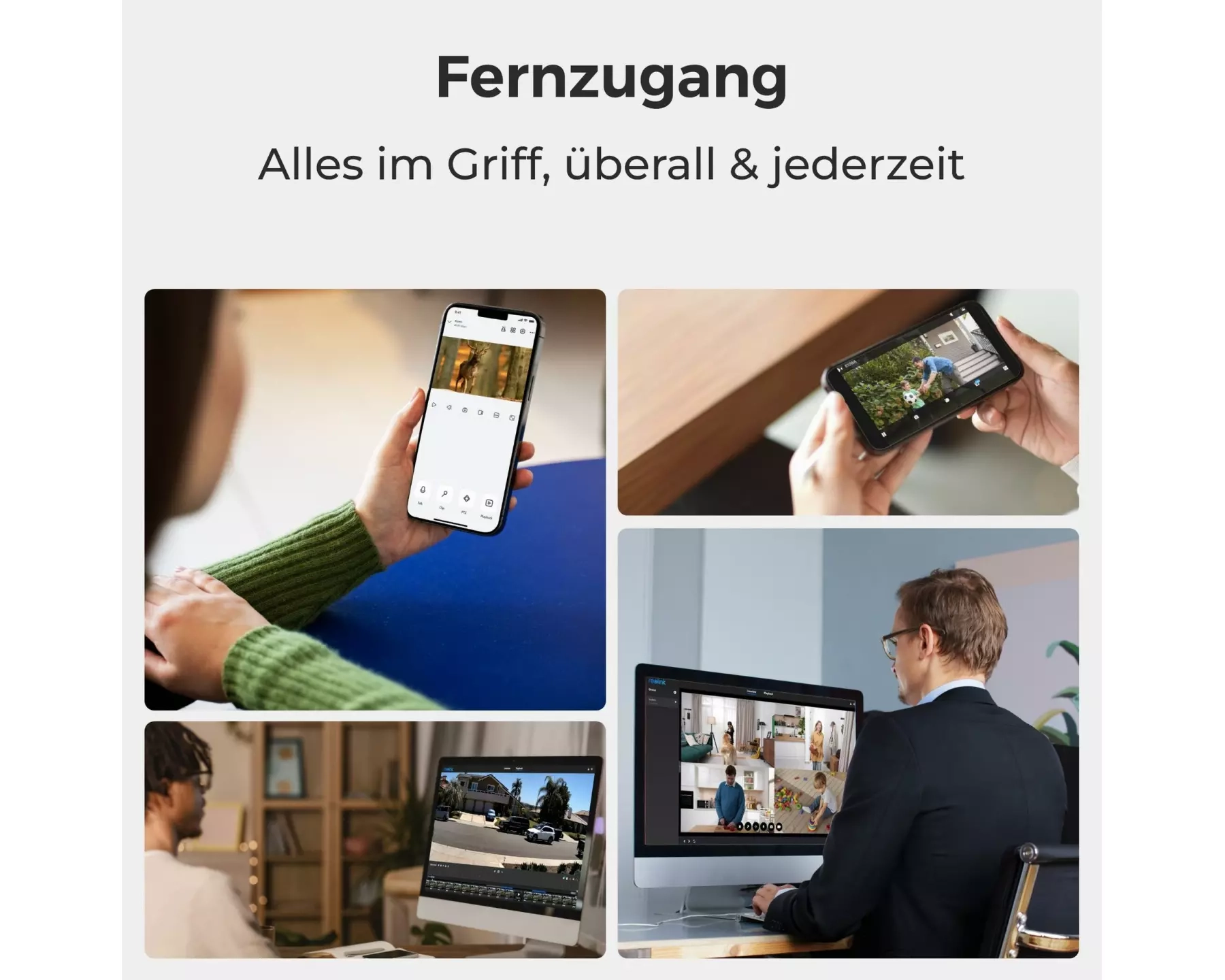 Reolink - 8MP WLAN Sicherheitskamera mit Nachtsicht / Spotlight / 4K Auflösung / Zwei-Wege-Audio / Bewegungserkennung   MicroSD Slot (B350) - Weiss