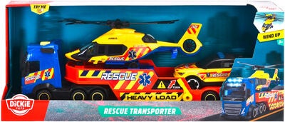 Dickie Toys Redningstransport med Bil og Helikopter