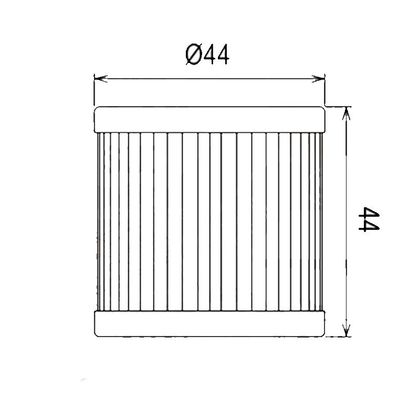 Filtre à huile HifloFiltro HF139 Type origine