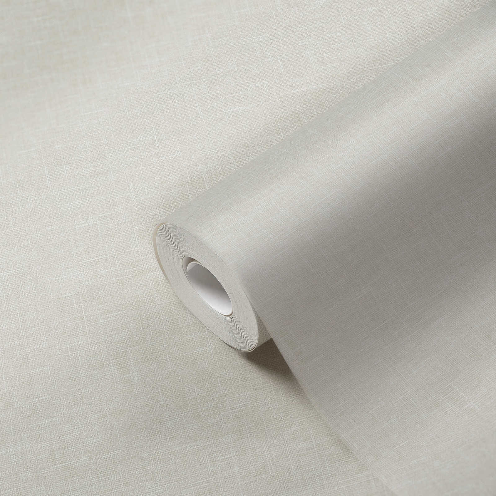 Vliestapete LINEN STYLE - creme - 10 Meter