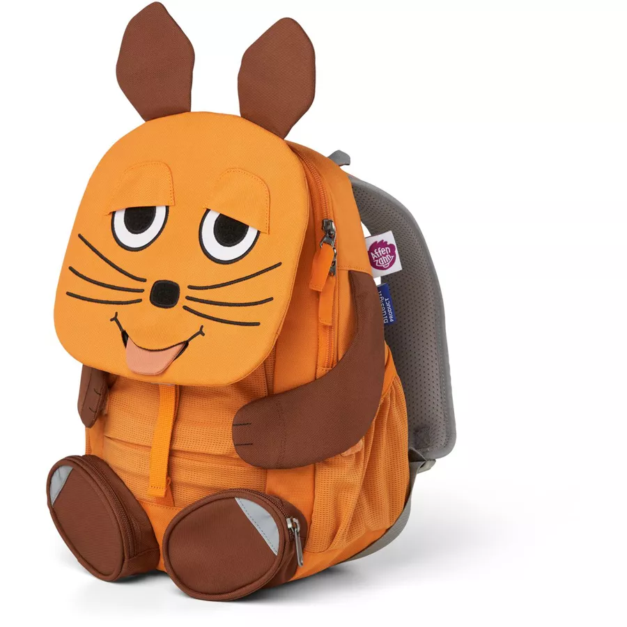 Affenzahn Große Freunde - Kinderrucksack: WDR Maus, orange