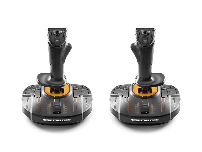 Thrustmaster Joystick T.16000M FCS Space Sim Duo Flight Sti Kombinieren Sie einen T.16000M FCS für die linke und einen für die rechte Hand