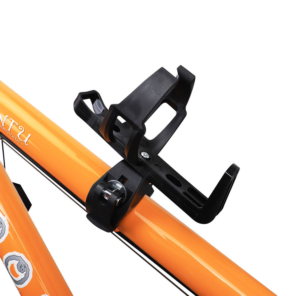Universal Velo Trinkflaschen Halterung mit Schnellspanner für Fahrrad Lenkstange / Velostange - Schwarz