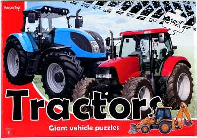 Barbo Toys Stor Gulvpuslespill Traktor 3-in-1