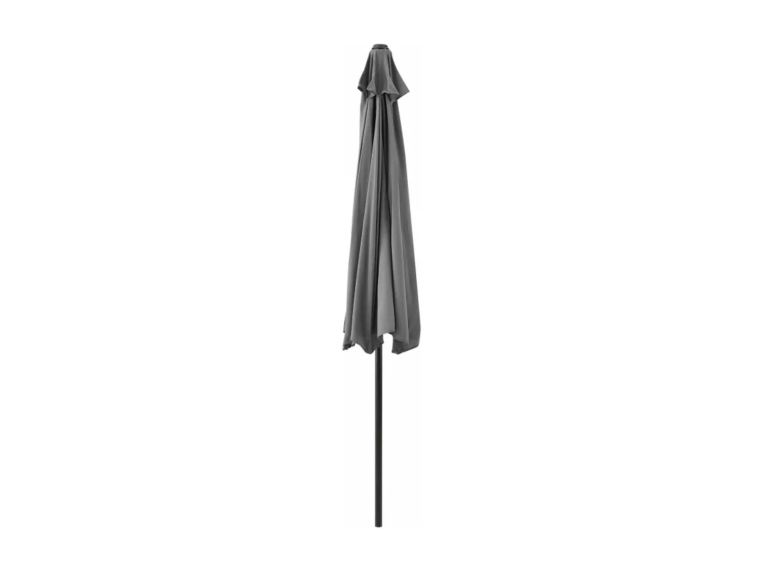Demi parasol de terrasse grise 300 x 150 x 230 cm 03_0001611