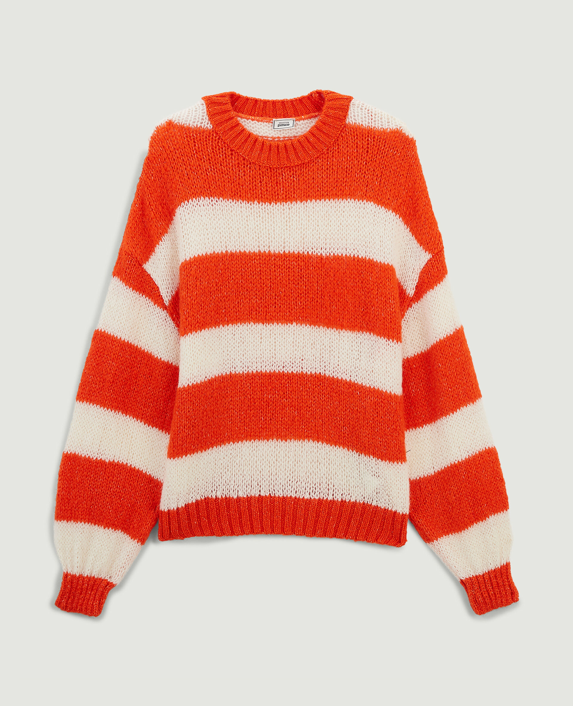 Pull col rond - Orange