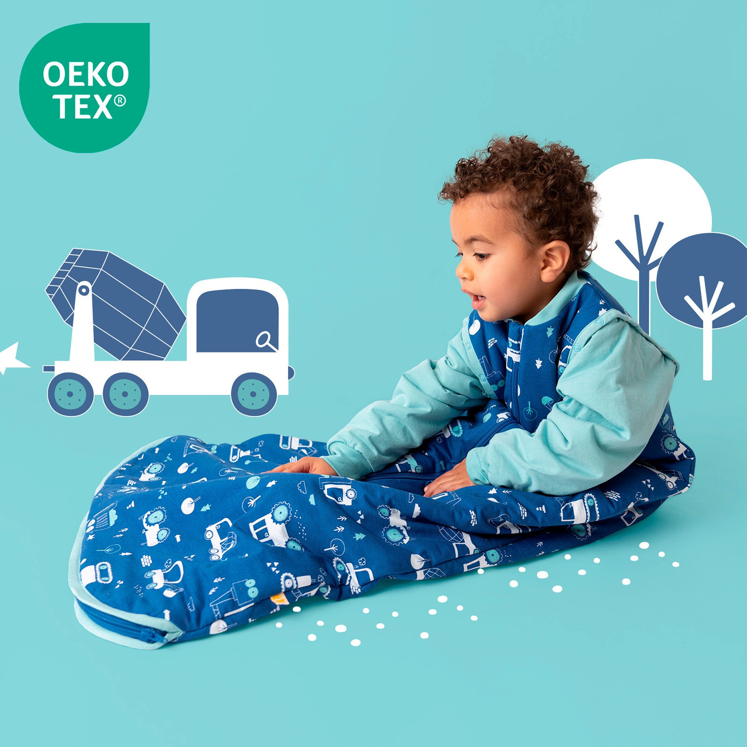 schlummersack Schlafsack ohne Füßen 2.5 Tog Bagger