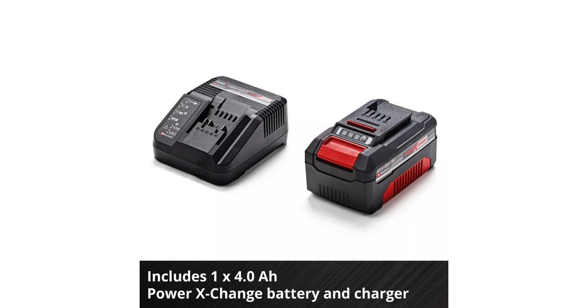 EINHELLAccu Boorhamer TE-HD 18/20 Li (1x4,0Ah)  (Rood/zwart, Incl. 1x 4.0 Ah Power X-Change accu en lader)