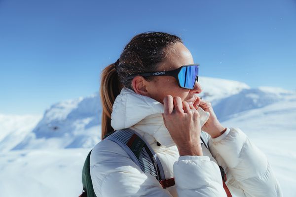 REV Sportbrille  sky black  M