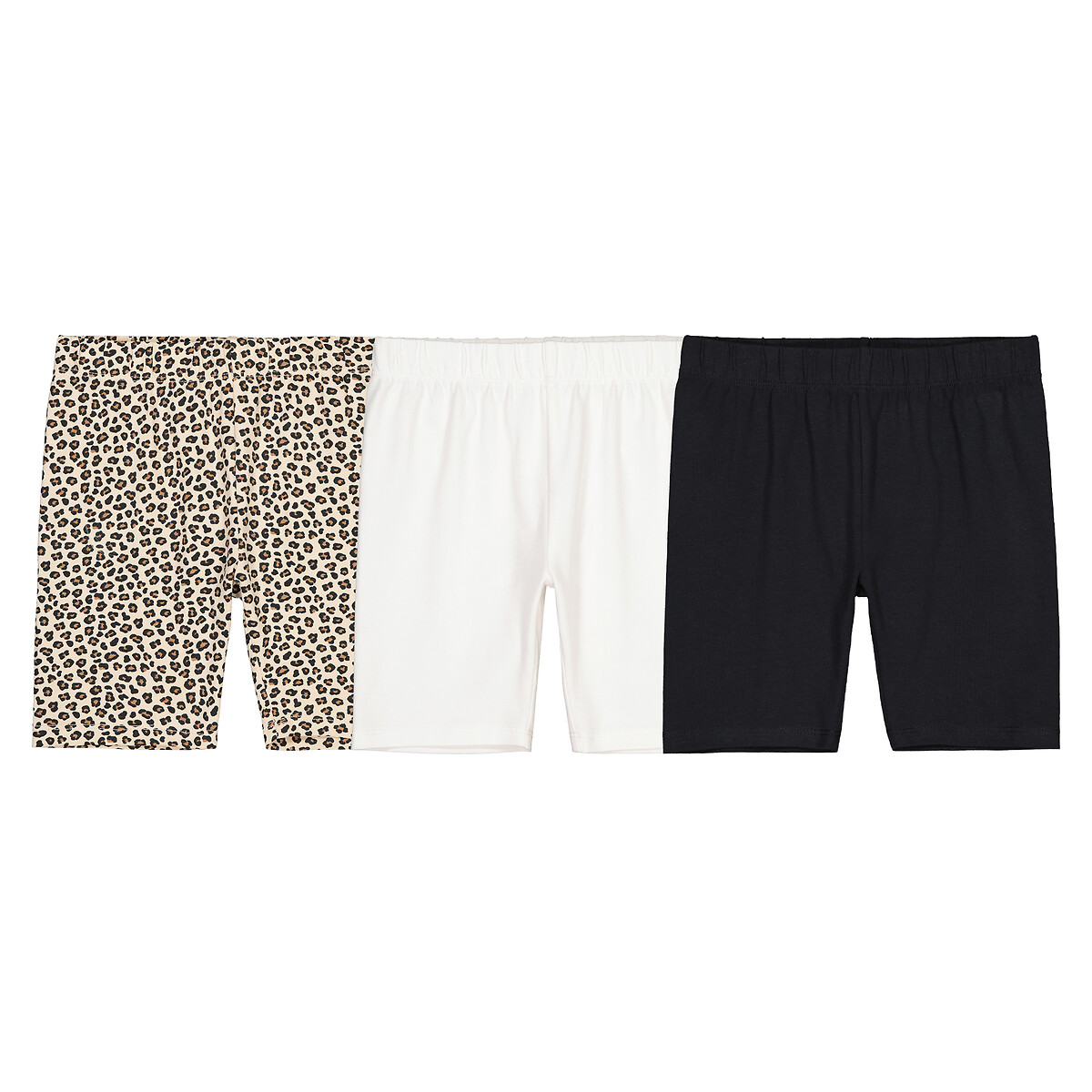 COLEÇÃO LA REDOUTE<br>Conjunto de 3 calções de ciclismo