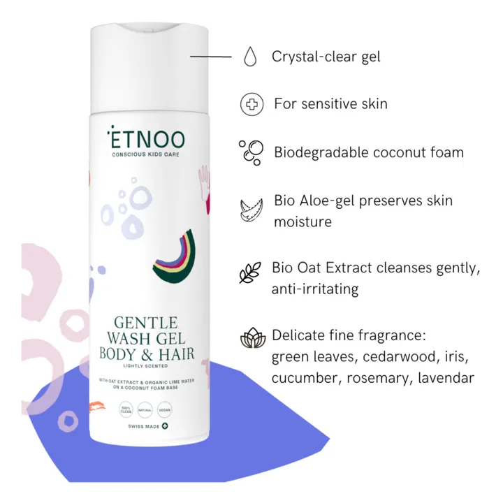 Etnoo Gel nettoyant parfumé corps et cheveux - 200 ml