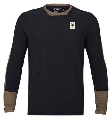 Maillot Manches Longues Fox Defend Thermal Marron/Noir