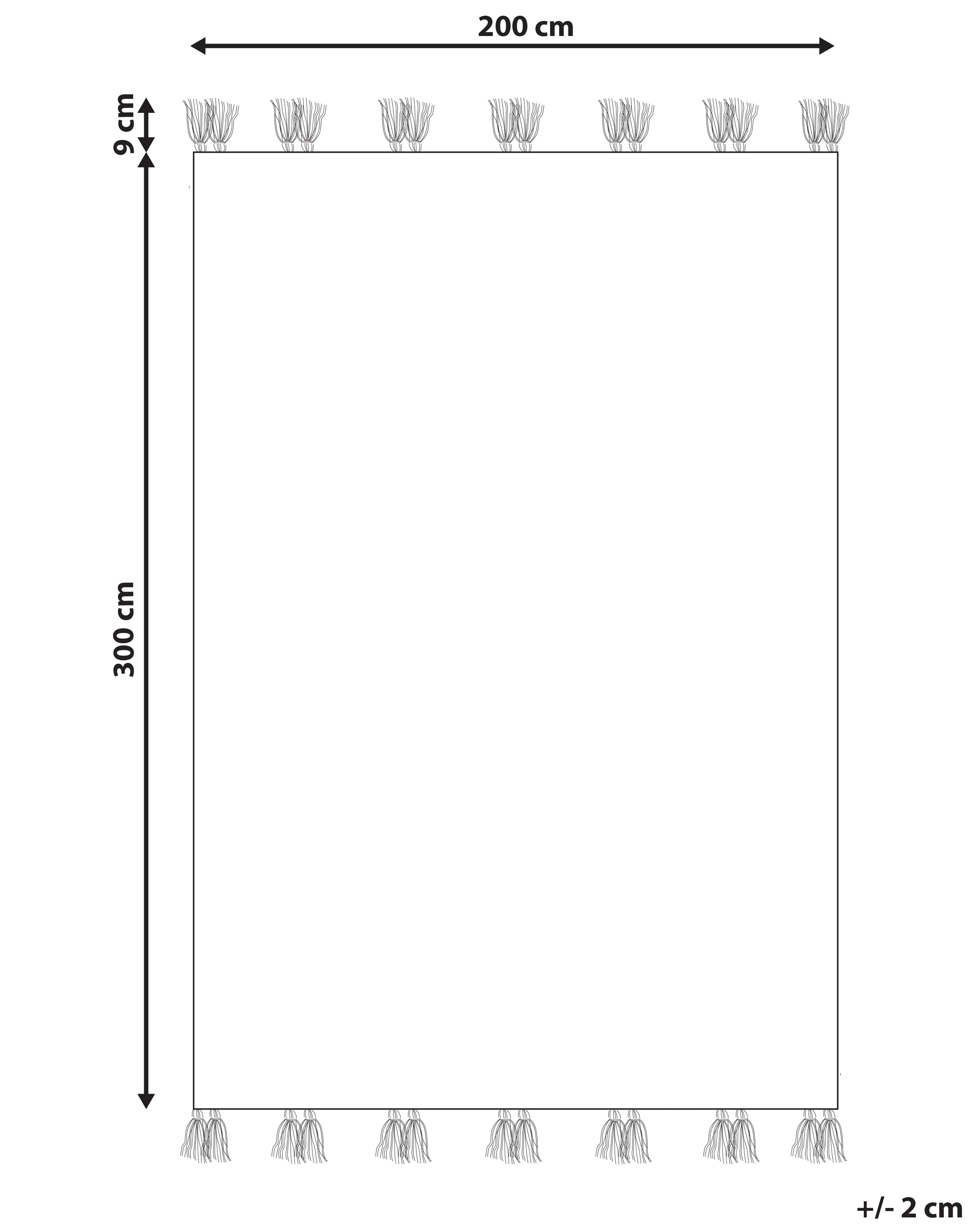 Vloerkleed MRGAVET Beige 200 x 300 cm Wol Kelim